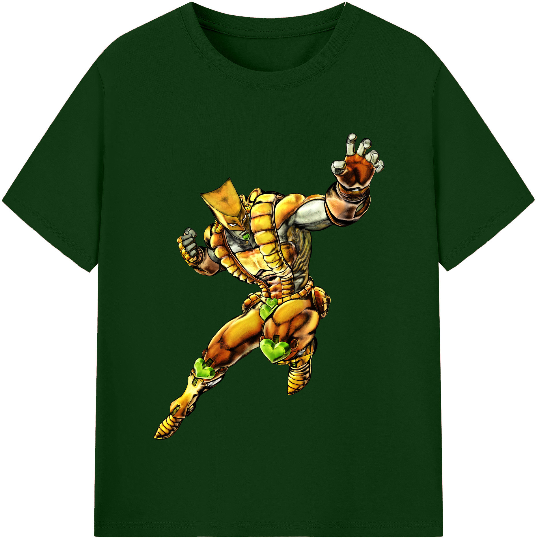 （画像用） ジョジョの奇妙な冒険 ディオ?ブランドー JoJo's Bizarre Adventure Dio Brando 綿100％半袖Tシャツ（フロントプリント）